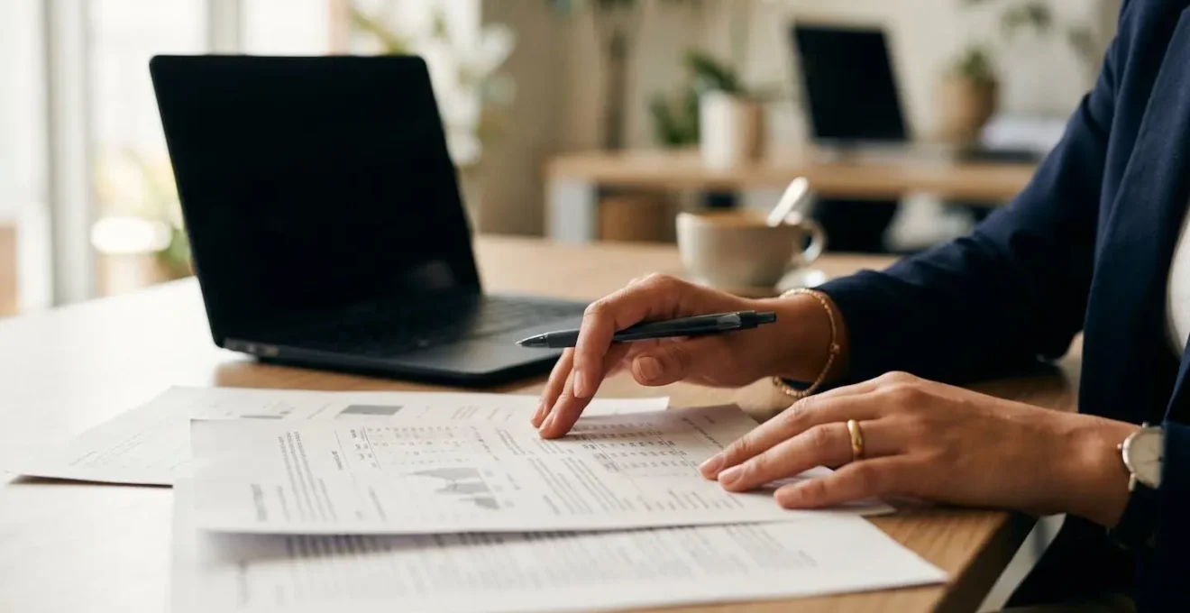 Documents financiers d'entreprise pour analyse de perte d'exploitation
