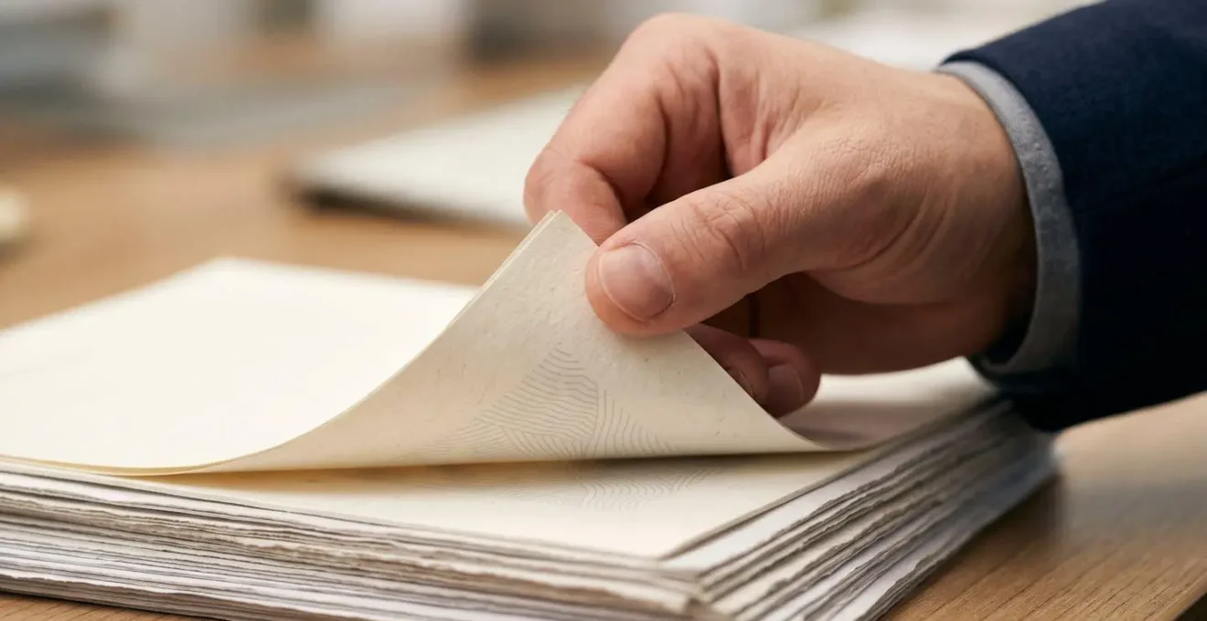 Préparation méticuleuse des documents pour une déclaration de sinistre professionnel