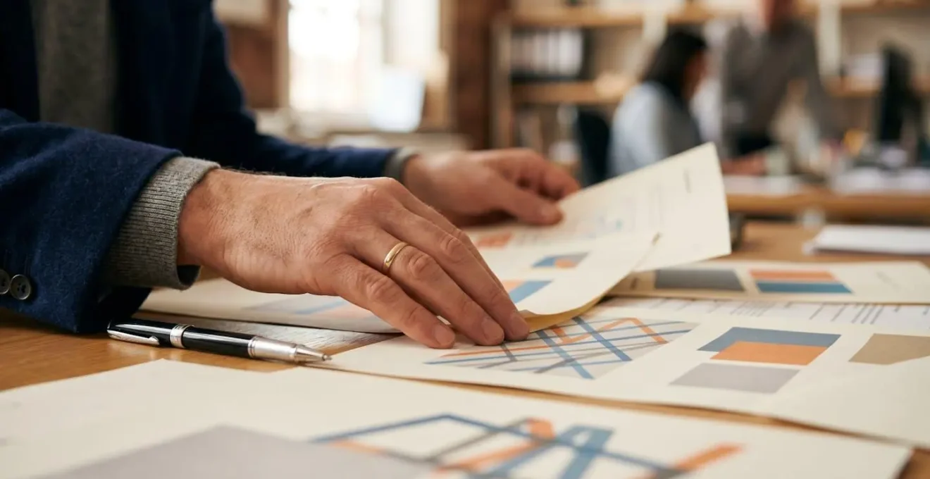 Dossier professionnel avec documents et attestations de travail pour prouver son expérience à un assureur.