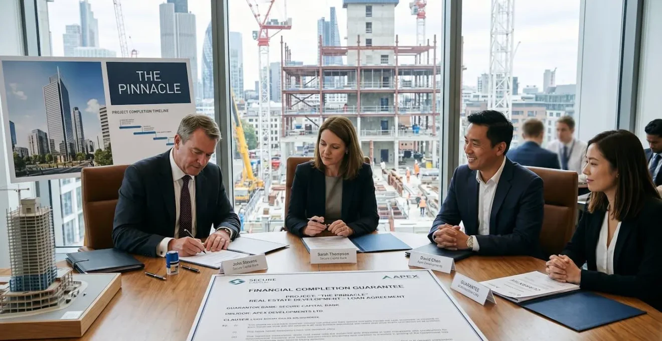 Sécurisation bancaire d'un projet de promotion immobilière par garantie financière d'achèvement