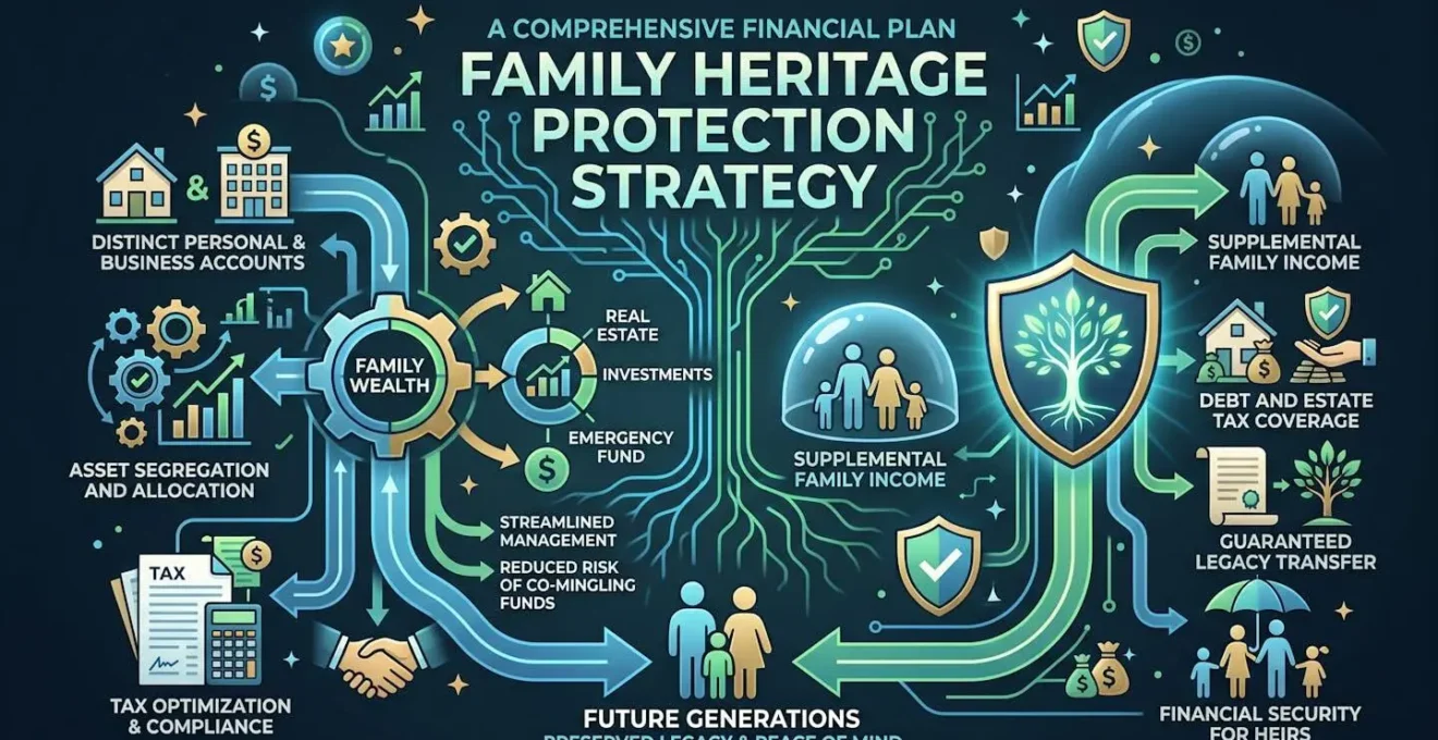 Stratégie de protection du patrimoine familial par séparation des flux financiers et assurance-vie